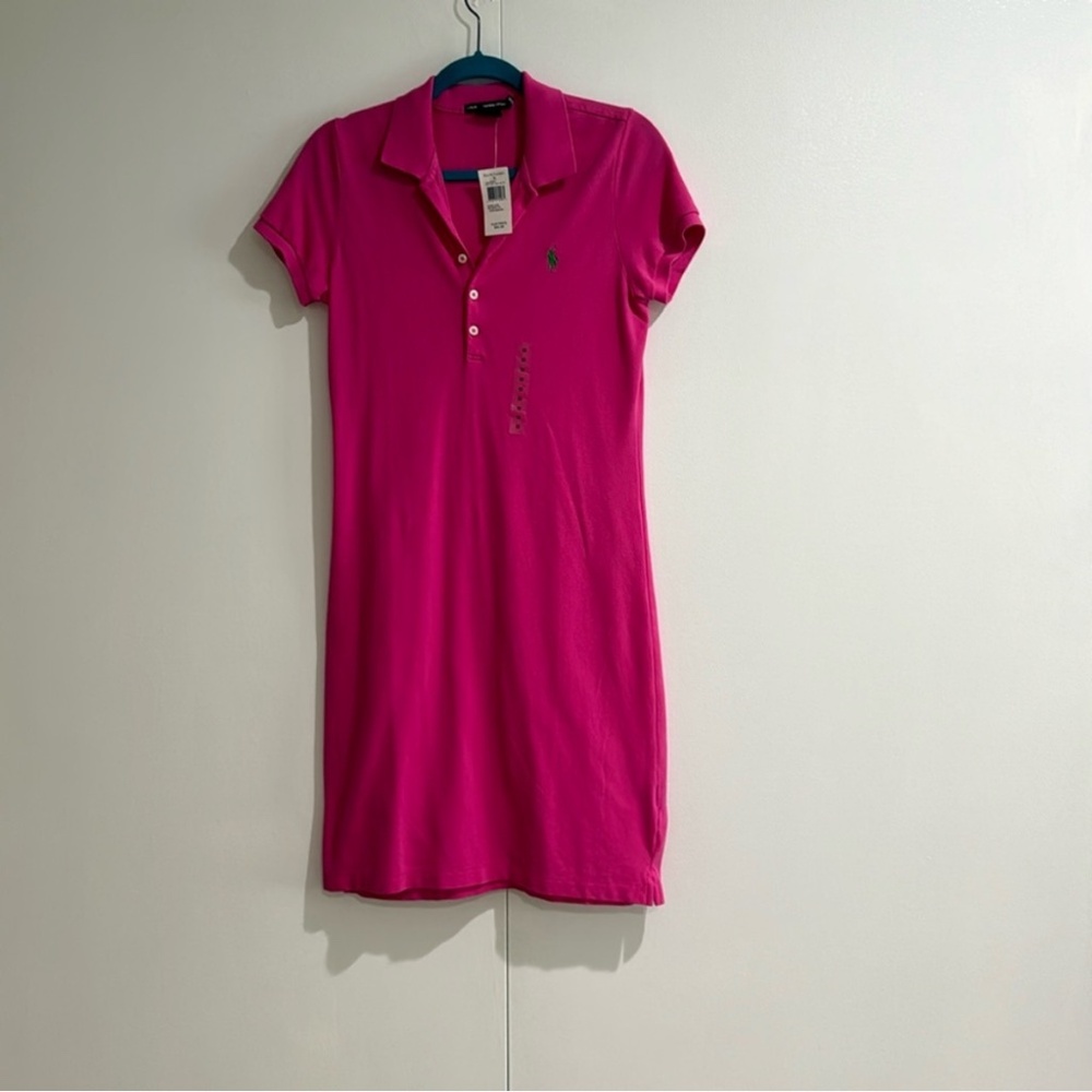 Polo Ralph Lauren sport dress pink medium new with tags